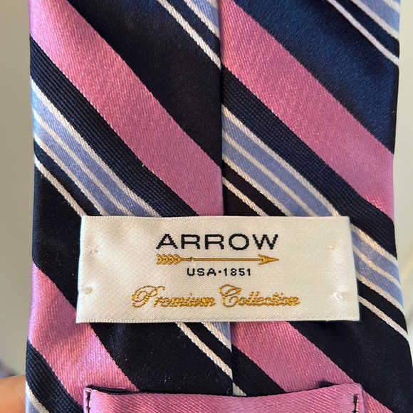 Men's Arrow Premium 100% Silk Tie - Picture 7 of 9